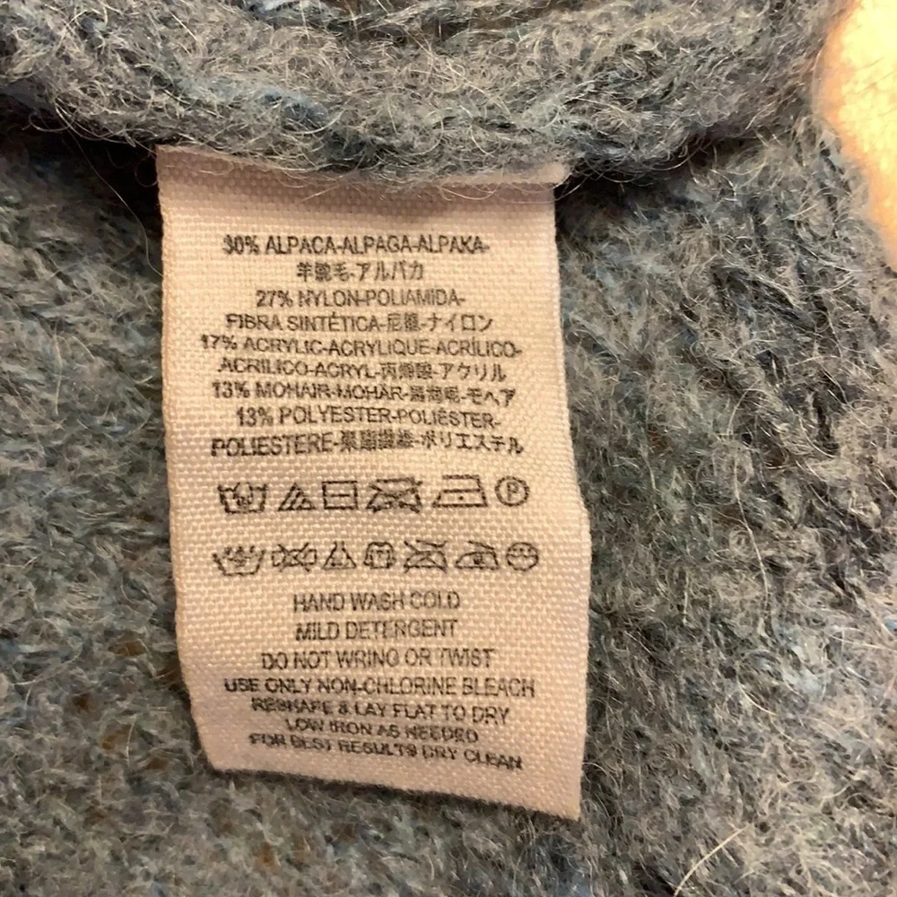 Free People Stella Oversized Alpaca Blend Sweater XS